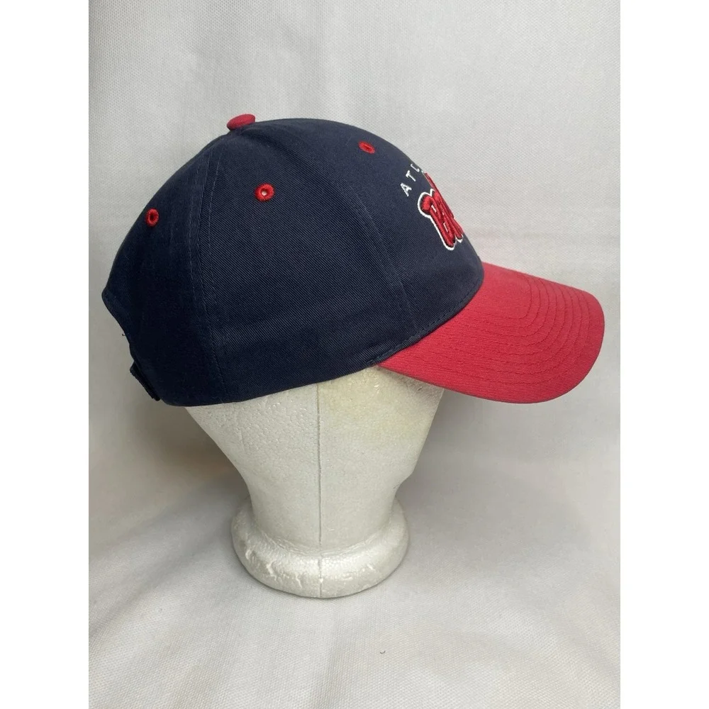 VTG Atlanta Braves Youth Cap Twins Enterprise Blue Red Adjustable Strapback Hat